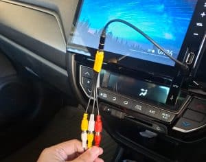 koneksi head unit BRV ke AV
