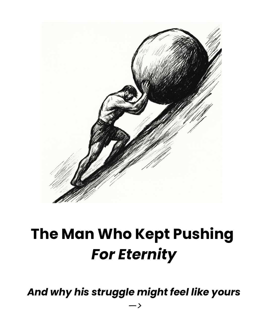 Ilustrasi kutukan sisyphus